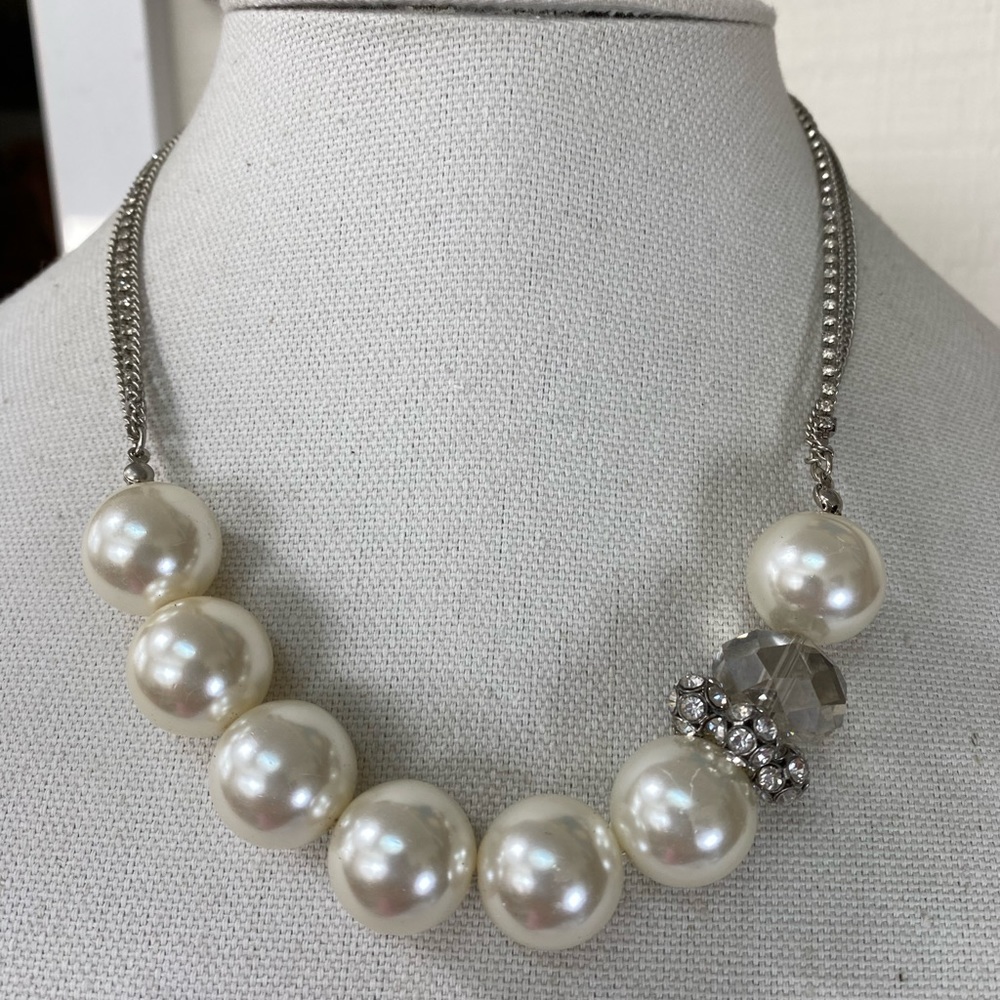 Simply Vera Vera Wang Pearl and Crystal Necklace